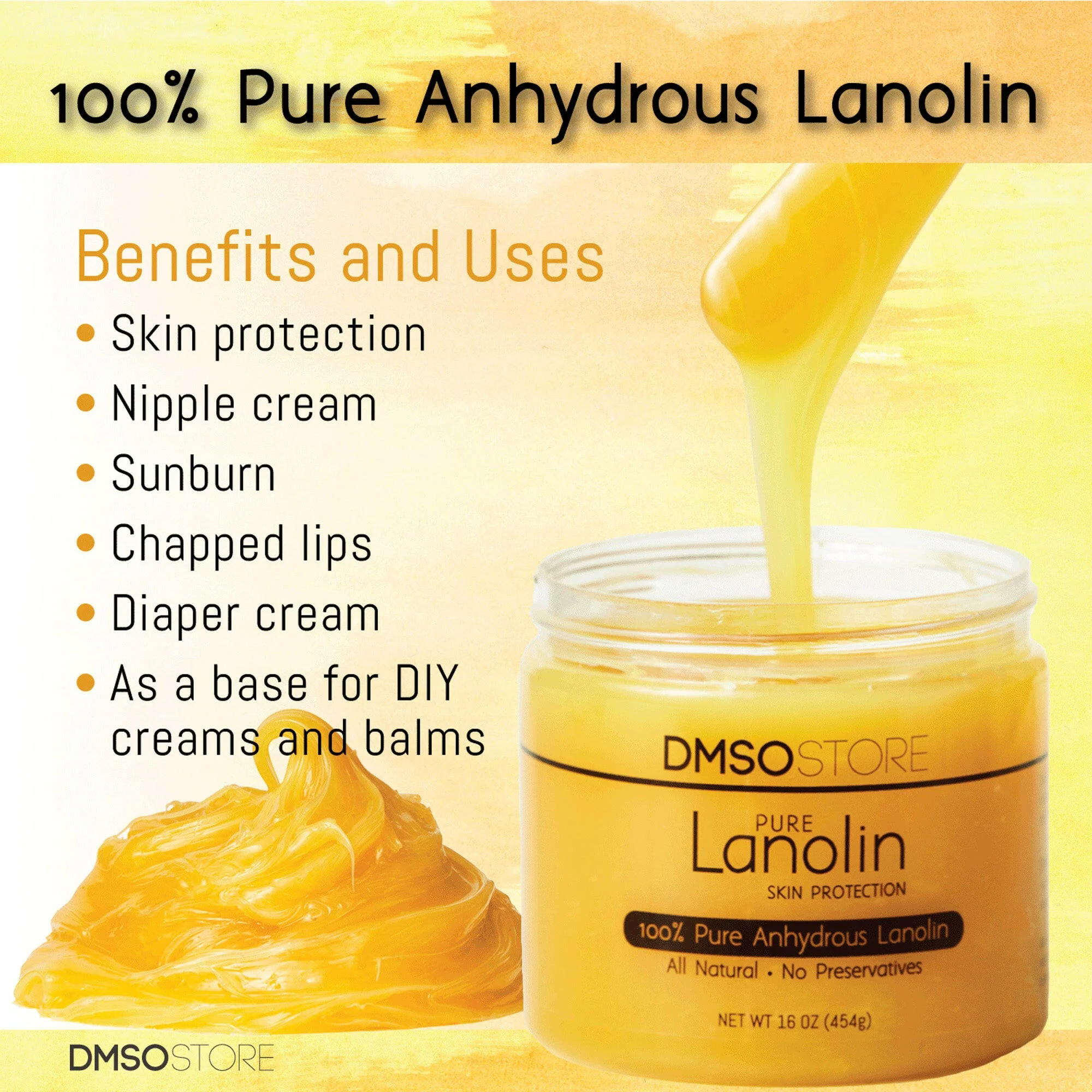 Lanolin Moisturiser 10 lbs. | USP Grade Anhydrous 100% Pure - Image 5